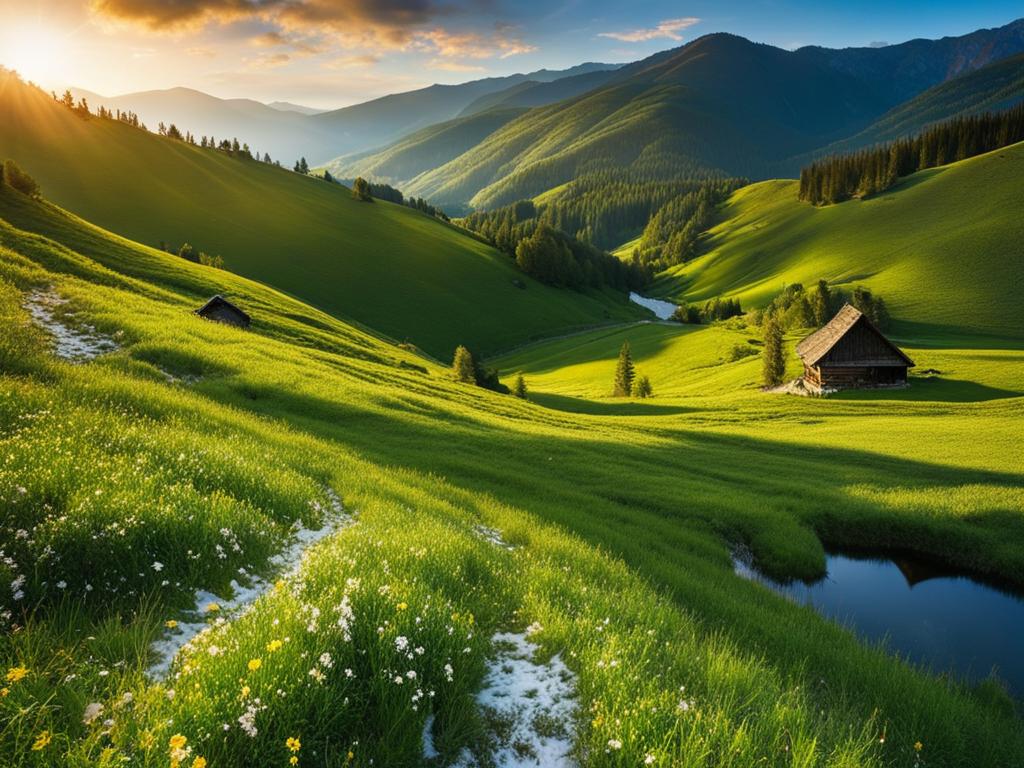 Karpaten Rumänien Landschaft