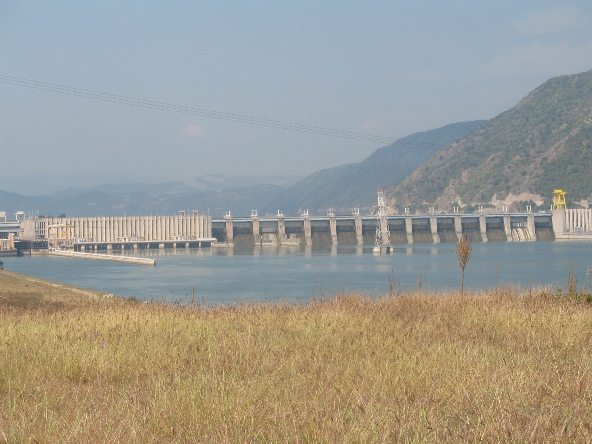 Wasserkraftwerk Eisernes Tor I an der Donau