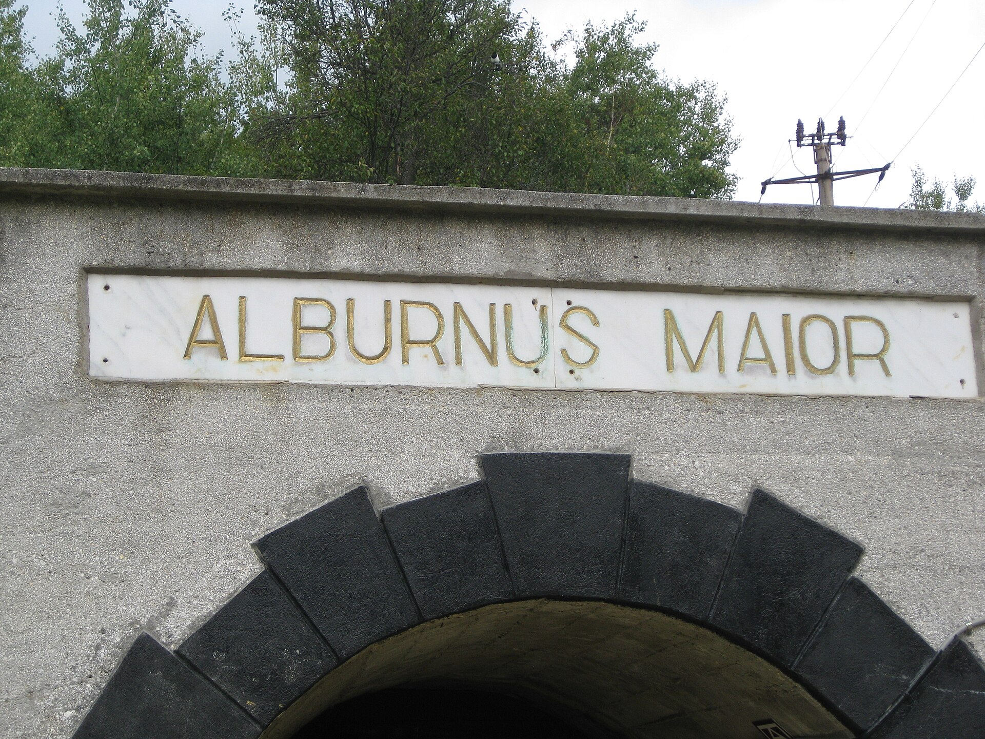 Stolleneingang Alburnus Maior in Roșia Montană